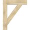 Ekena Millwork Traditional Block Rough Sawn Bracket, Douglas Fir, 6"W x 34"D x 42"H BKT06X34X42TRA05RDF - alternate 4